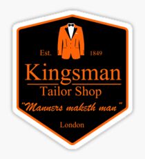 Gentleman's taylor shop Sticker