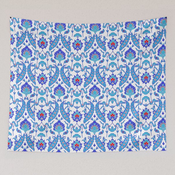 Item preview, Seamless blue Floral  designed and sold by obinsuma.