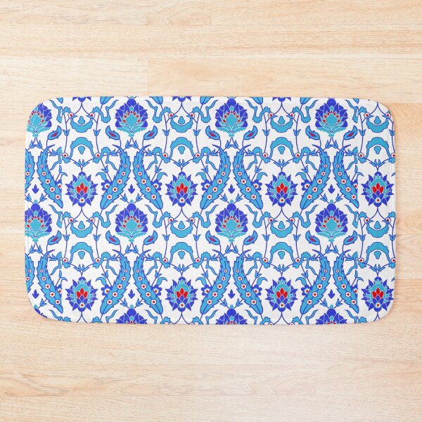 Item preview, Seamless blue Floral  designed and sold by obinsuma.