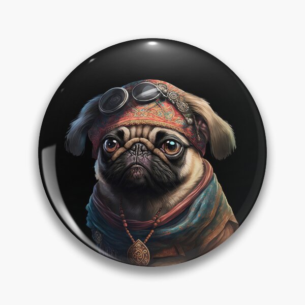 Item preview, Festival pug designed and sold by AnimalArtPhotos.