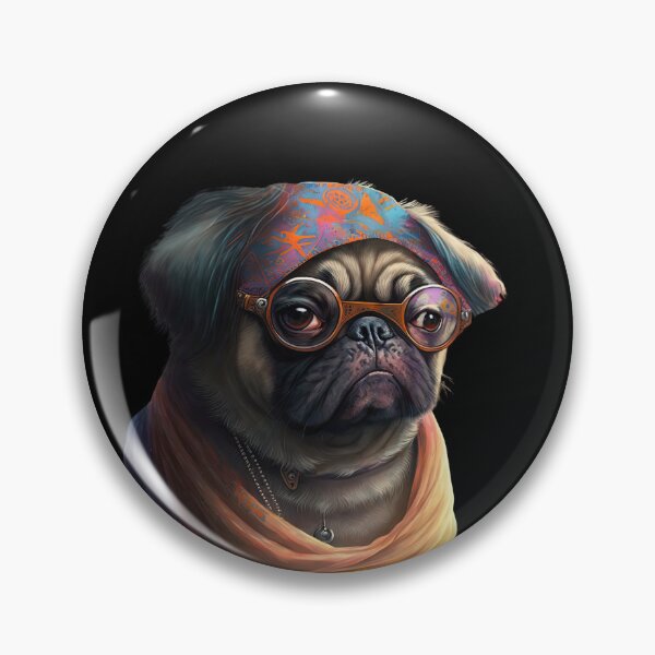 Item preview, Cool pug designed and sold by AnimalArtPhotos.