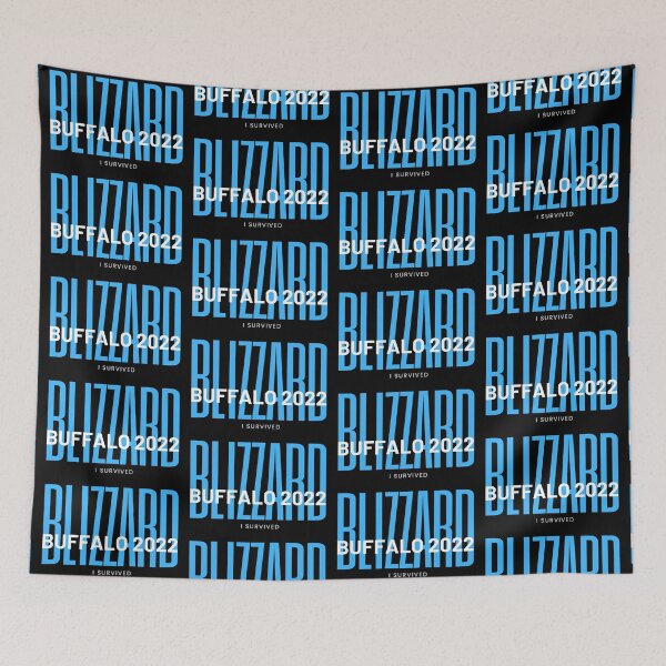 Item preview, Blizzard Buffalo 2022 - I Survived designed and sold by MtWoodsonSales.