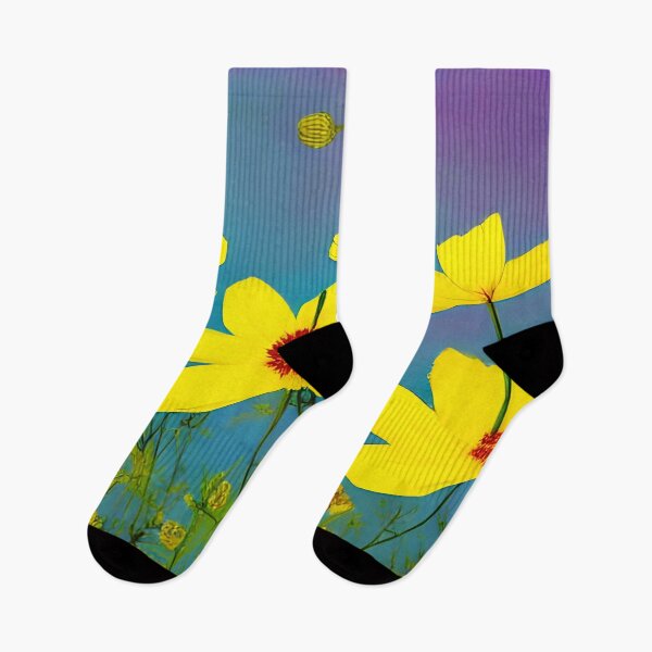 Item preview, Yellow Cosmos Flowers  designed and sold by viewgraphics.