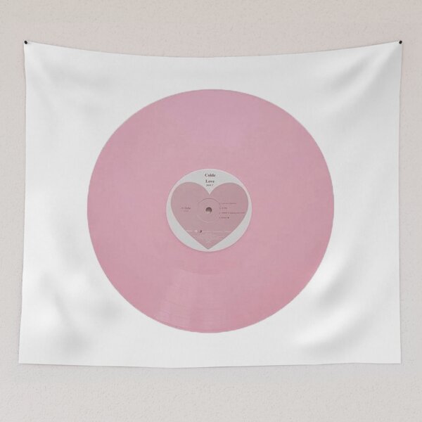 Item preview, pink heart vinyl designed and sold by nataliabrito.