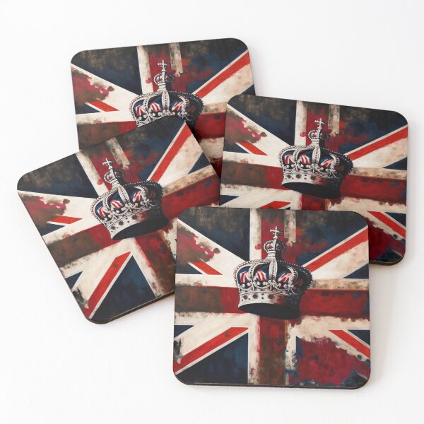 Item preview, Union Jack Flag | Great Britain United Kingdom Flag with a Crown designed and sold by westside310.