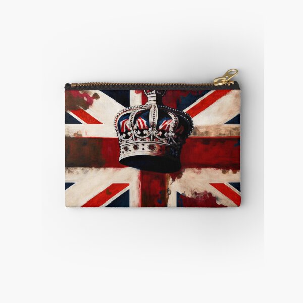 Item preview, Union Jack Flag | Great Britain United Kingdom Flag with a Crown designed and sold by westside310.