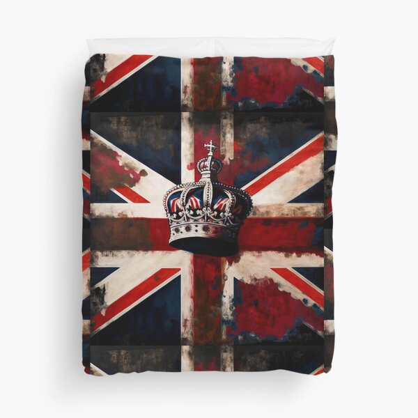 Item preview, Union Jack Flag | Great Britain United Kingdom Flag with a Crown designed and sold by westside310.