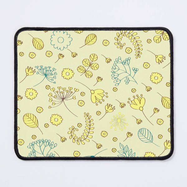 Item preview, yallow flowers & leaves pattern designed and sold by obinsuma.