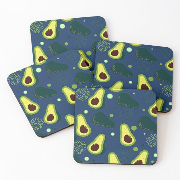 Item preview, avocado seamless pattern designed and sold by obinsuma.