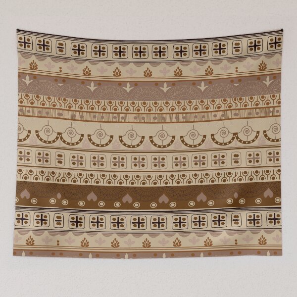 Item preview, aztec ethnic brown designed and sold by obinsuma.
