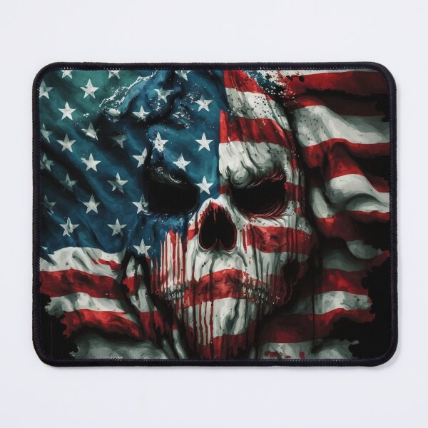 Item preview, US Flag | American Flag with an Angry Face designed and sold by westside310.