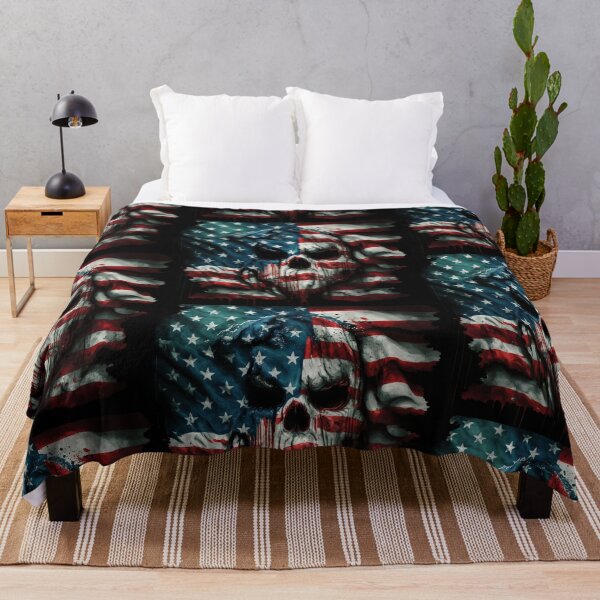 Item preview, US Flag | American Flag with an Angry Face designed and sold by westside310.