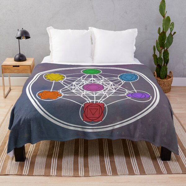 Item preview, Metatron's Cube & Chakras designed and sold by PyroPlumis.