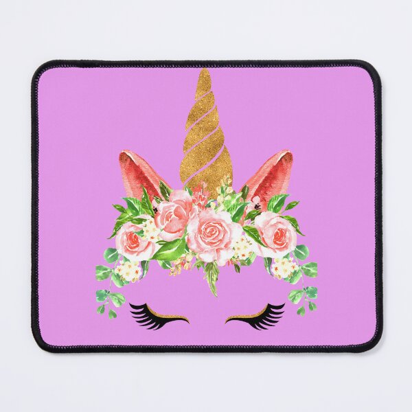 Item preview, Cute Unicorn with Flower Crown designed and sold by TheCatmeow2000.