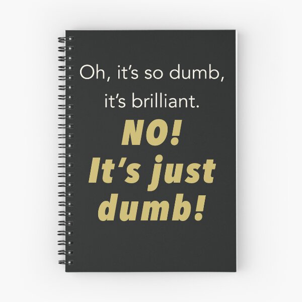 Item preview, NO! It’s just dumb! (GLASS ONION) designed and sold by A-Little-Nerdy.