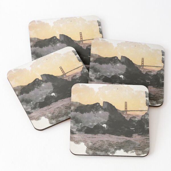 Item preview, Water color Golden Gate bridge designed and sold by hiitsaj.