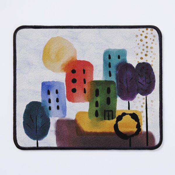 Item preview, Colorful Cityscape designed and sold by samsartdays.