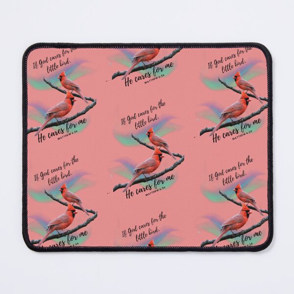 Item preview, God Cares for the Cardinal designed and sold by Gina Jenkins.