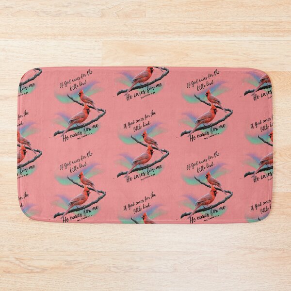 Item preview, God Cares for the Cardinal designed and sold by Gina Jenkins.