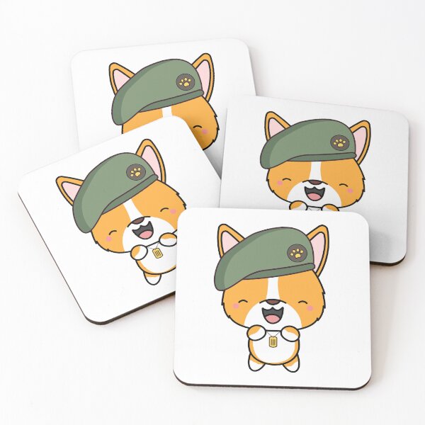 Item preview, Cute Green Beret Corgi  designed and sold by Pet Station.
