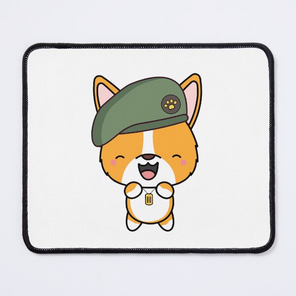 Item preview, Cute Green Beret Corgi designed and sold by Pet Station.