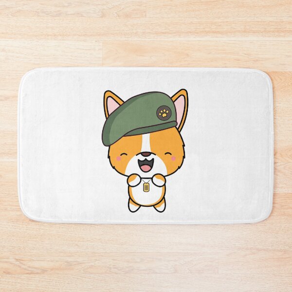 Item preview, Cute Green Beret Corgi  designed and sold by Pet Station.