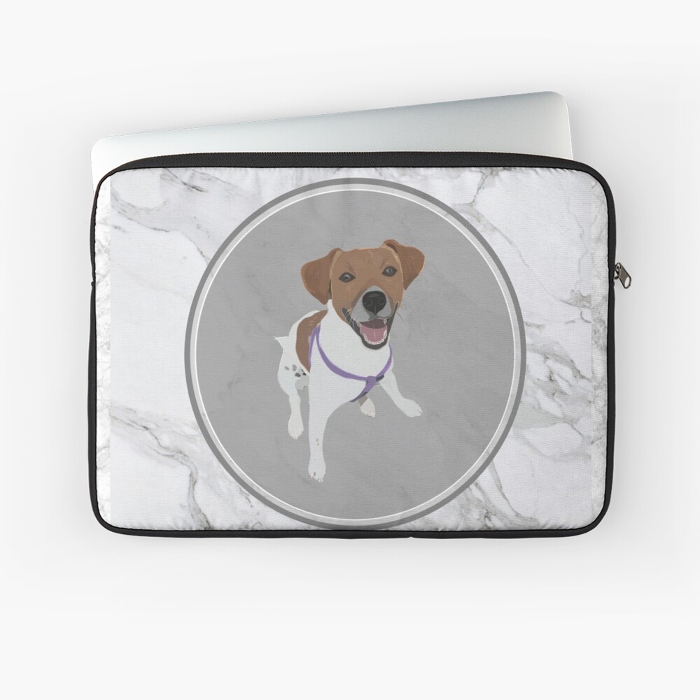 Jack Russell on marble Sticker