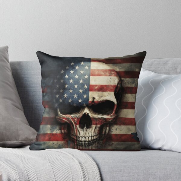 Item preview, US Flag | American Flag Skull theme designed and sold by westside310.