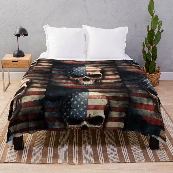 Item preview, US Flag | American Flag Skull theme designed and sold by westside310.