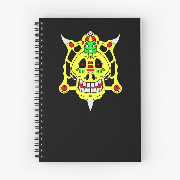 Item preview, yellow aztec skeleton mask skull designed and sold by STRplatinum.
