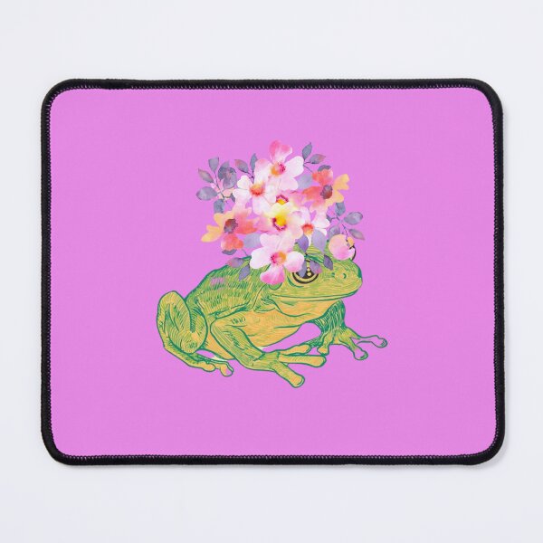Item preview, Frog with Flower Crown designed and sold by TheCatmeow2000.