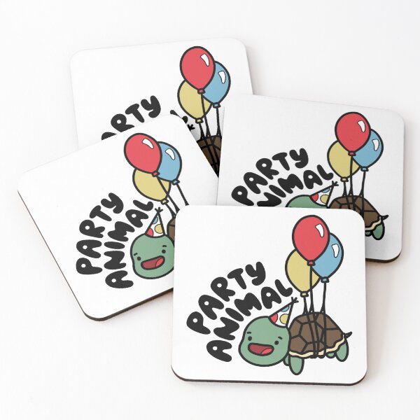 Item preview, party animal turtle designed and sold by Sarah Vo.