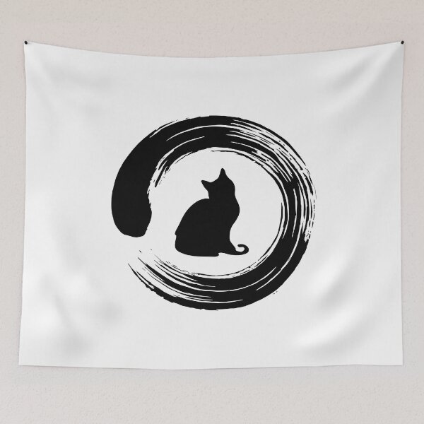 Item preview, Zen Cat: Amused designed and sold by GoblinBoutique.