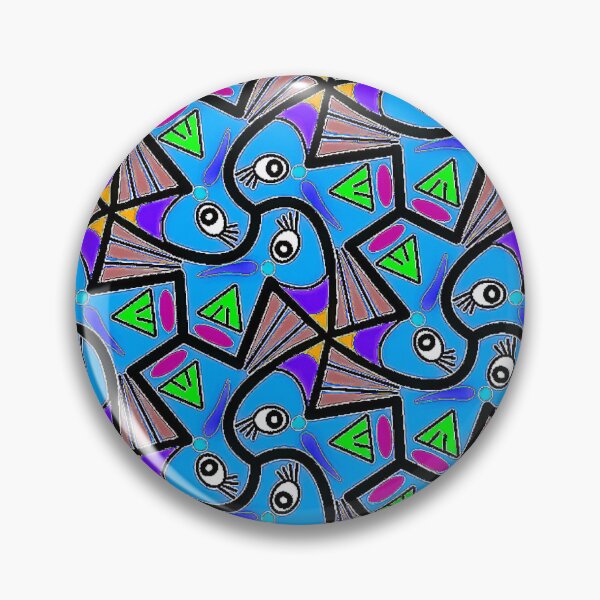 Item preview, Birdie Geometric Pattern designed and sold by JLCableStudio.