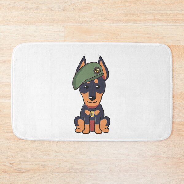 Item preview, Cute Green Beret Guard Dog on duty designed and sold by Pet Station.