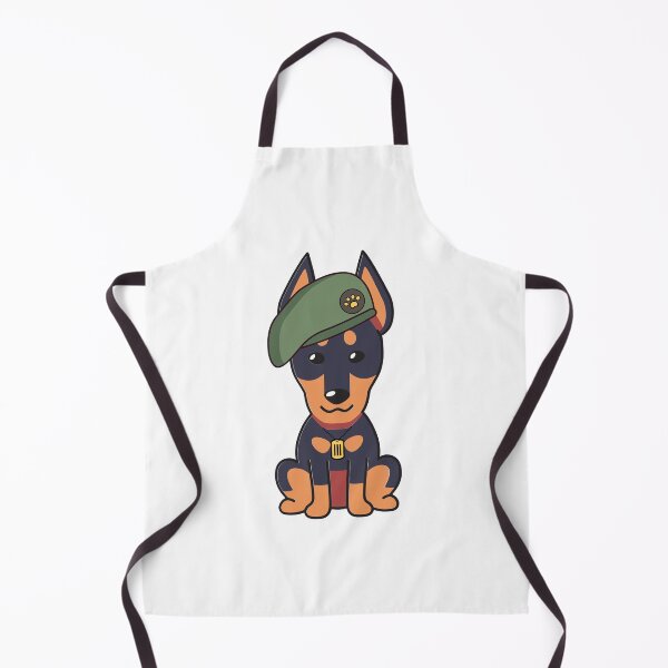 Item preview, Cute Green Beret Guard Dog on duty designed and sold by Pet Station.