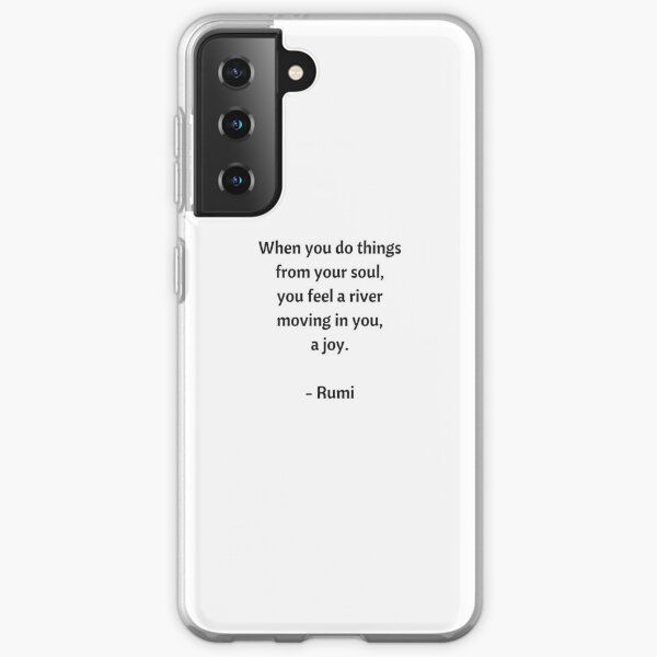 Rumi Inspirational Quotes Only From The Heart Can You Touch The Sky Case Skin For Samsung Galaxy By Ideasforartists Redbubble