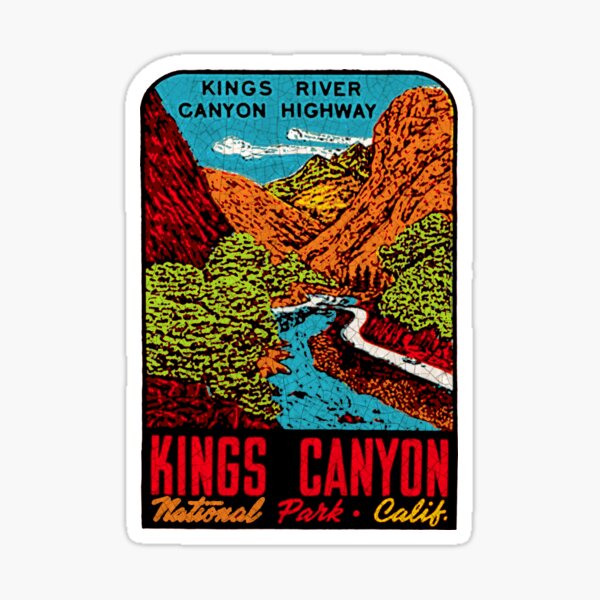 kings Canyon National Park California USA Sticker