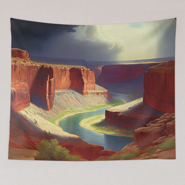Item preview, Horseshoe canyon impressionist painting designed and sold by Patrick Edwards.