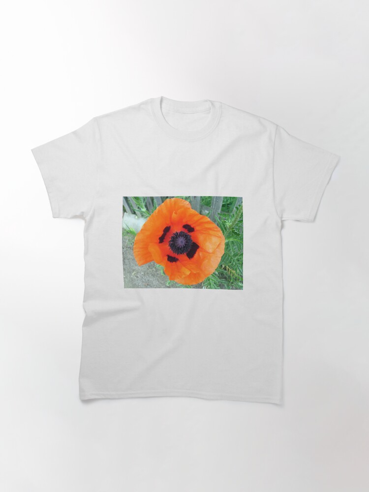 Alternative Ansicht von Große Mohn-Blüte Classic T-Shirt