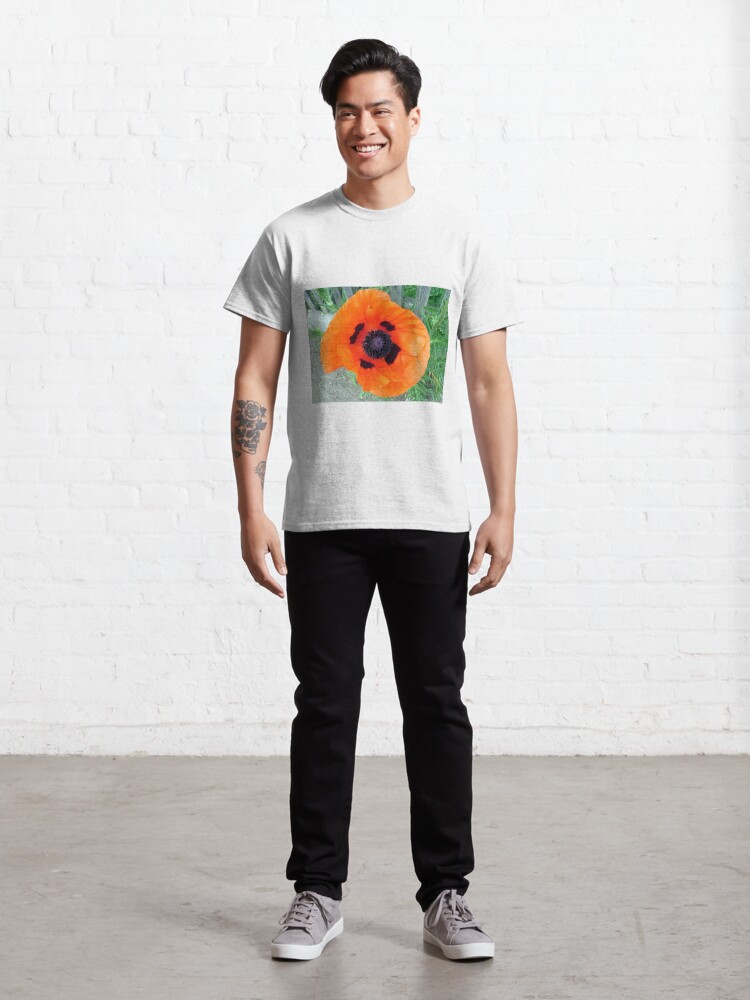 Alternative Ansicht von Große Mohn-Blüte Classic T-Shirt