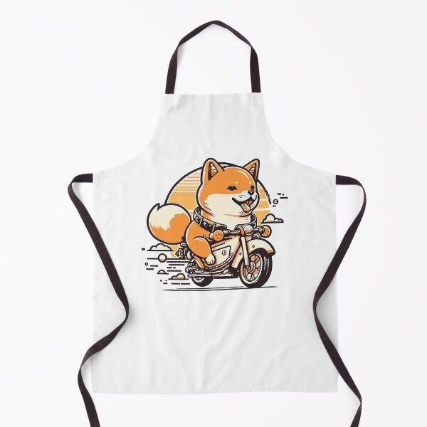 Item preview, Shiba inu riding a motorcycle designed and sold by KittyCat08.