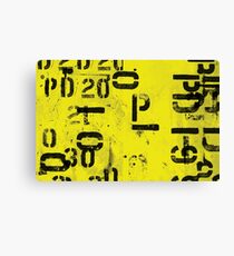 Code Canvas Print