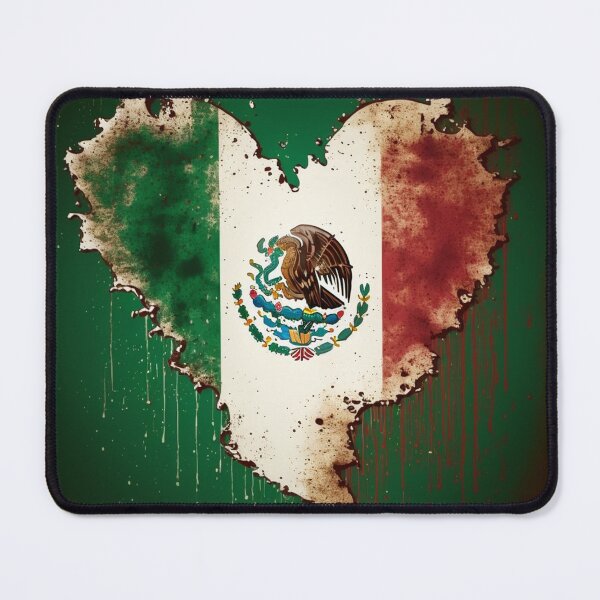 Item preview, Mexican Flag | Flag of Mexico - Heart Shaped | Dramatic and Unique designed and sold by westside310.