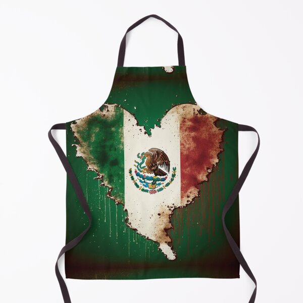 Item preview, Mexican Flag | Flag of Mexico - Heart Shaped | Dramatic and Unique designed and sold by westside310.