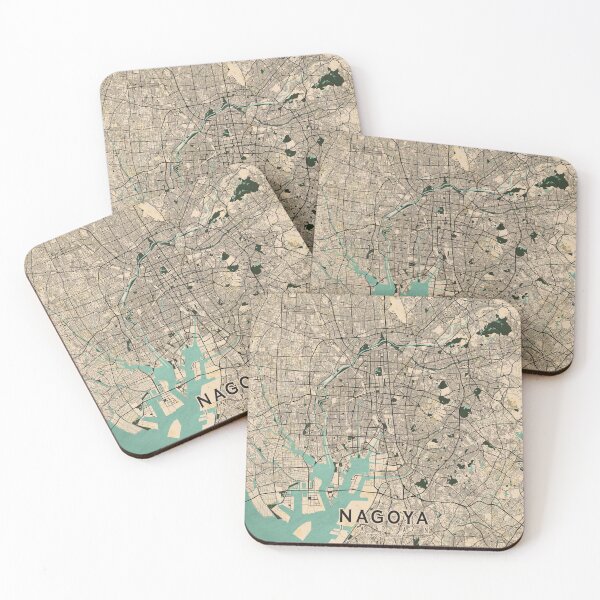 Item preview, Nagoya City Map of Japan - Vintage designed and sold by deMAP.