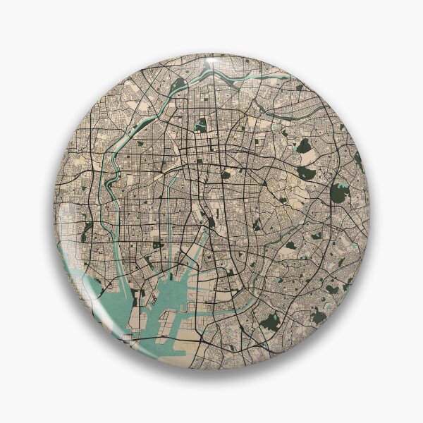 Item preview, Nagoya City Map of Japan - Vintage designed and sold by deMAP.