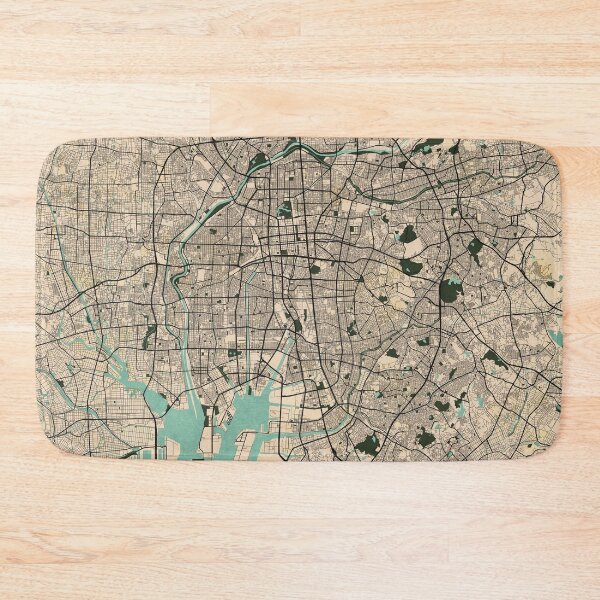 Item preview, Nagoya City Map of Japan - Vintage designed and sold by deMAP.