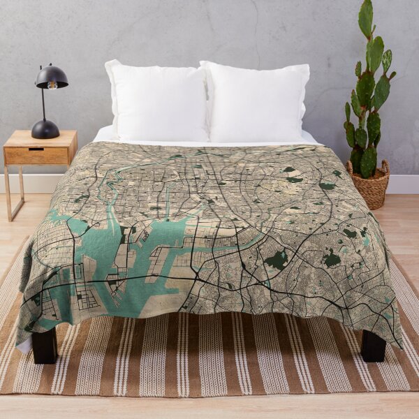 Item preview, Nagoya City Map of Japan - Vintage designed and sold by deMAP.