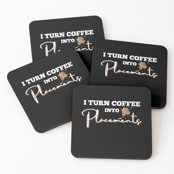 Item preview, Funny Recruiter I turn coffee into placements designed and sold by Recruiter-Love.
